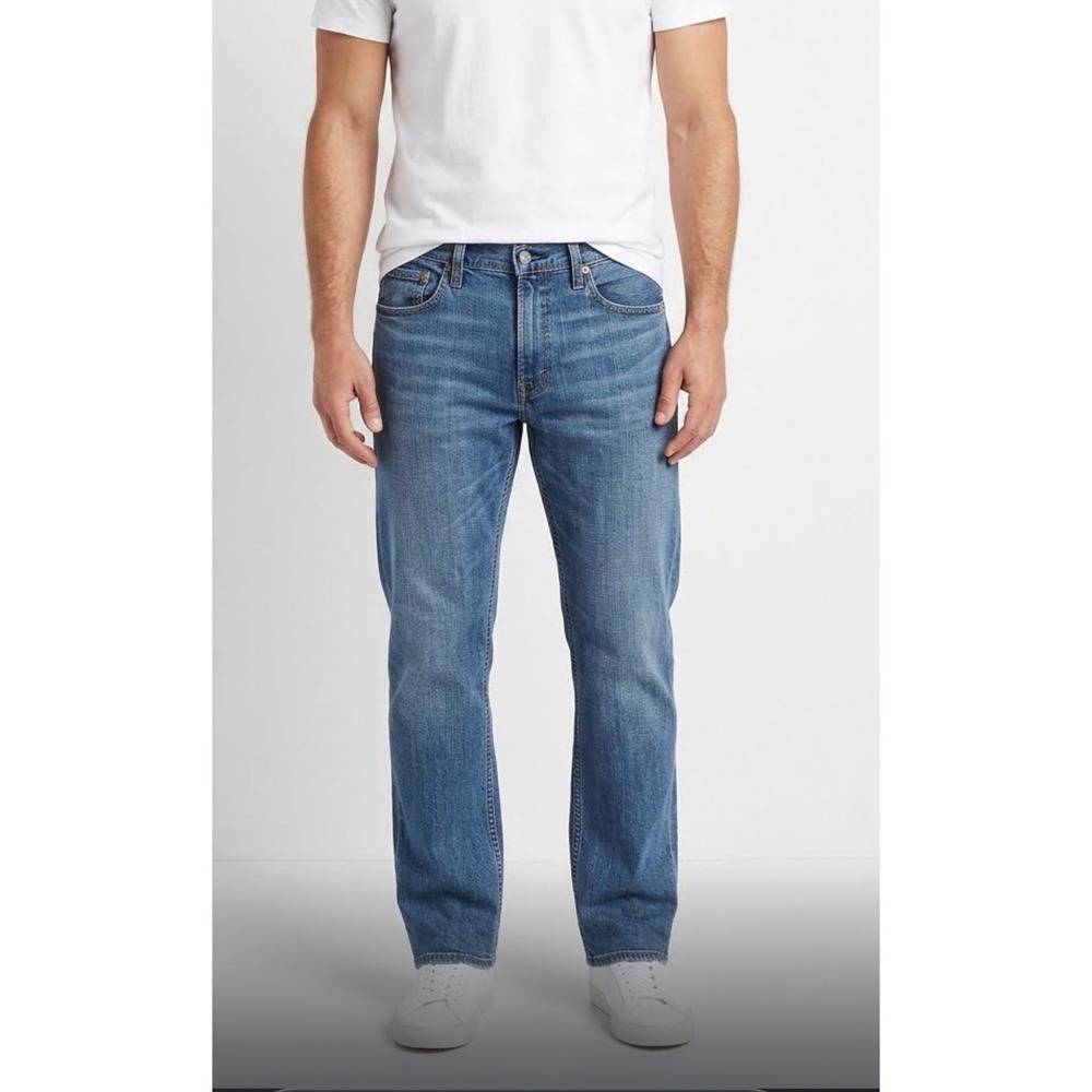 Levis 514 Straight Fit Mens Jeans Blue Medium Wash Denim W36 L32